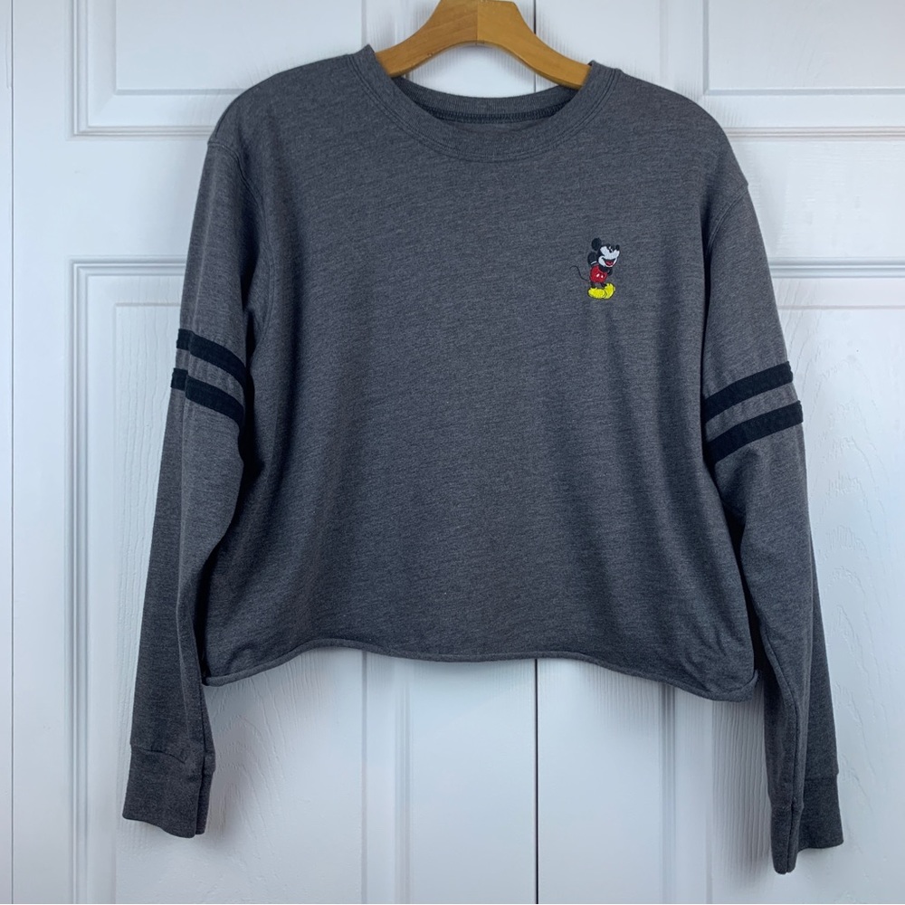 Disney Mickey Long Sleeve Crop Top
